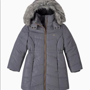 Calvin Klein Jeans Aerial Puffer Jacket. Gray size kids M 8/10